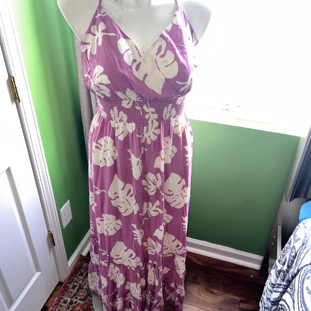 Maxi Floral Dress - Size 1X